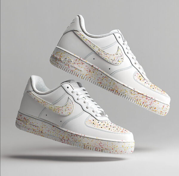 custom af1 splash 1 drip éclaboussures