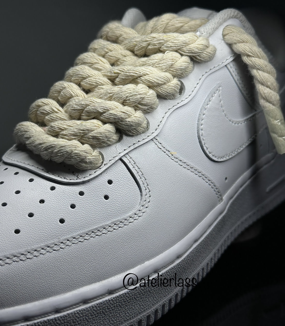 Nike air force 1 Ropes Laces custom