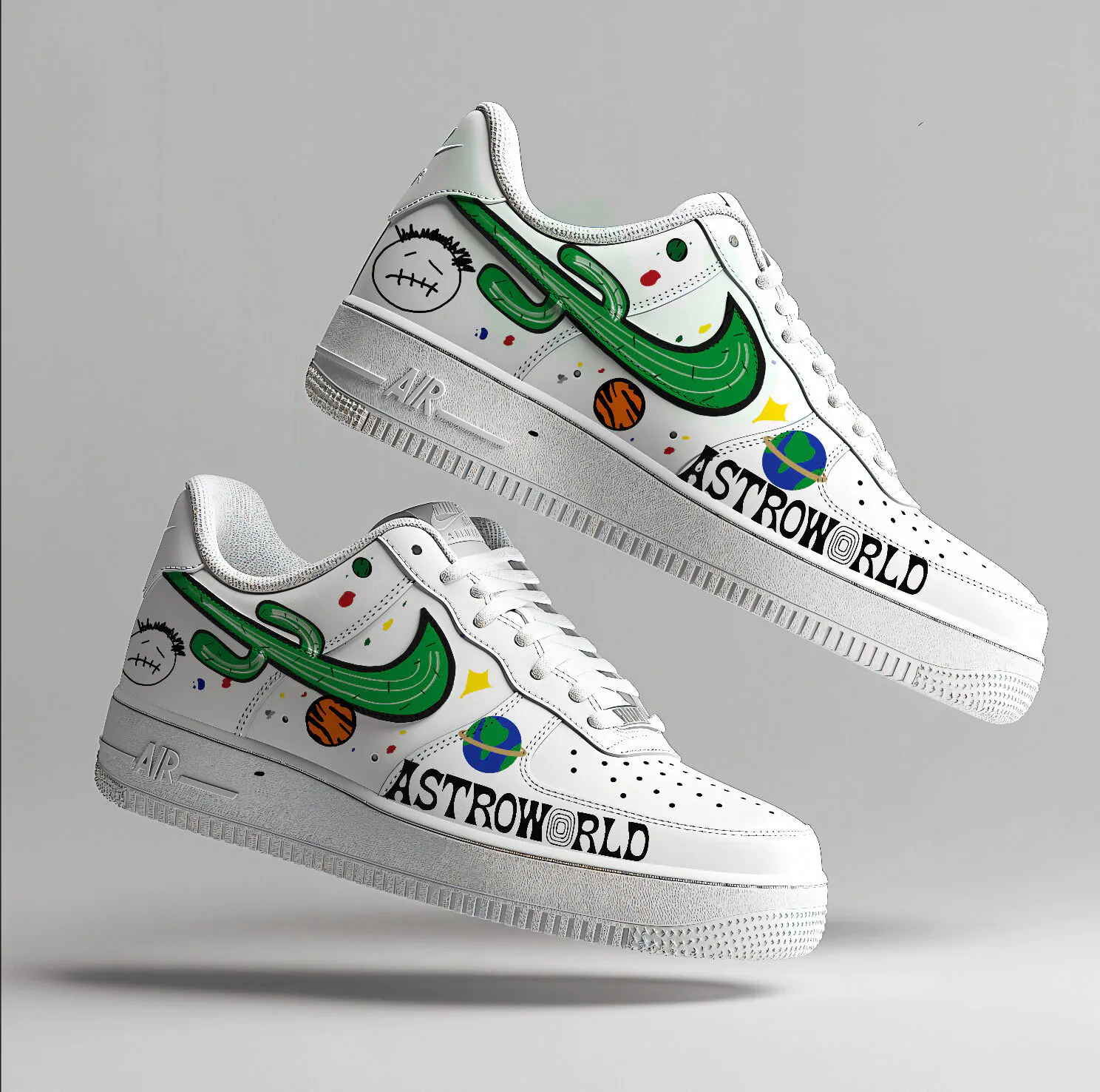 AF1 CUSTOM Travis astroworld